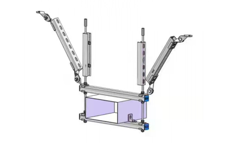 風(fēng)管雙側(cè)向抗震支吊架